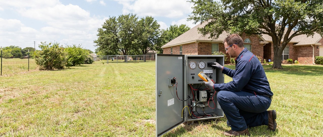 Aerobic septic system maintenance technician North Texas