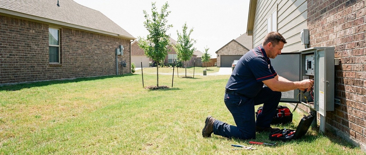 Aerobic septic system service in Collinsville Texas