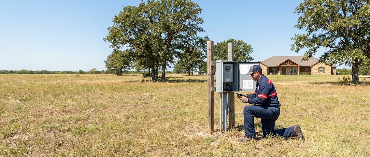 Aerobic septic system service in Pilot Point Texas