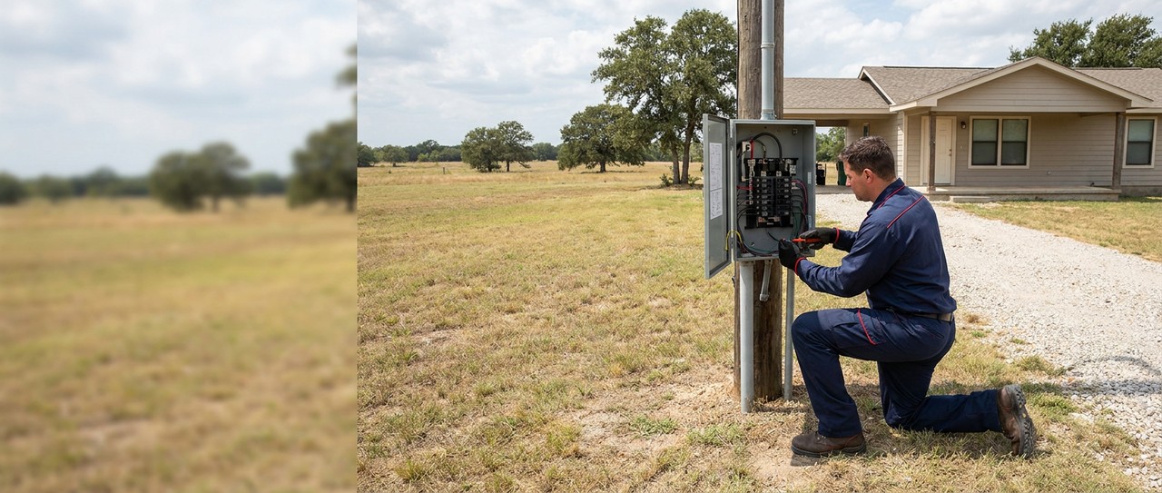 Aerobic septic system service in Valley View Texas