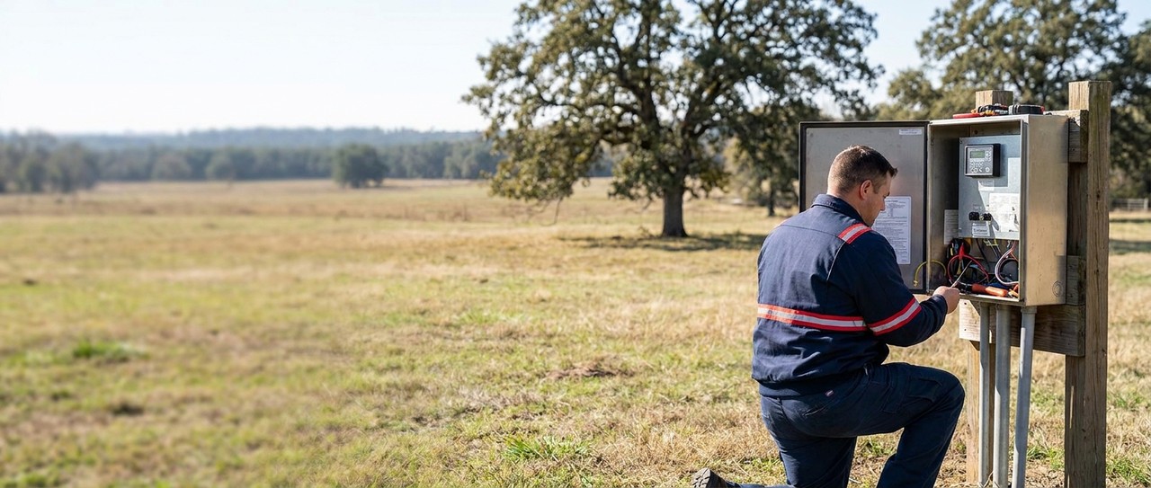 Aerobic septic system service in Whitesboro Texas